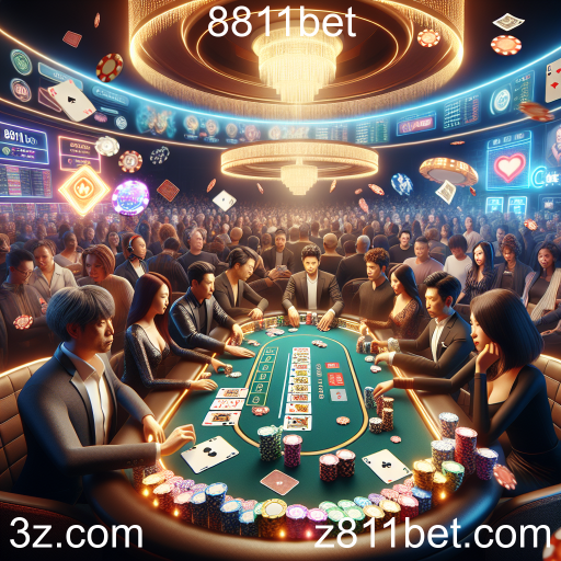 Atração Global: Poker no 8811bet